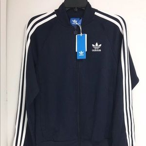 Brand New Men’s Adidas Classic  Blue Jacket